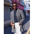 thumbnail image 4 of COOFANDY Mock Turtleneck for Men Short Sleeve Casual Stylish High Neck Fall Tops Stretch Sweater, 4 of 6