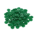 thumbnail image 5 of 100 Pieces 1cm Resin Buttons 2 Holes Round Craft Buttons for Sewing Green, 5 of 8