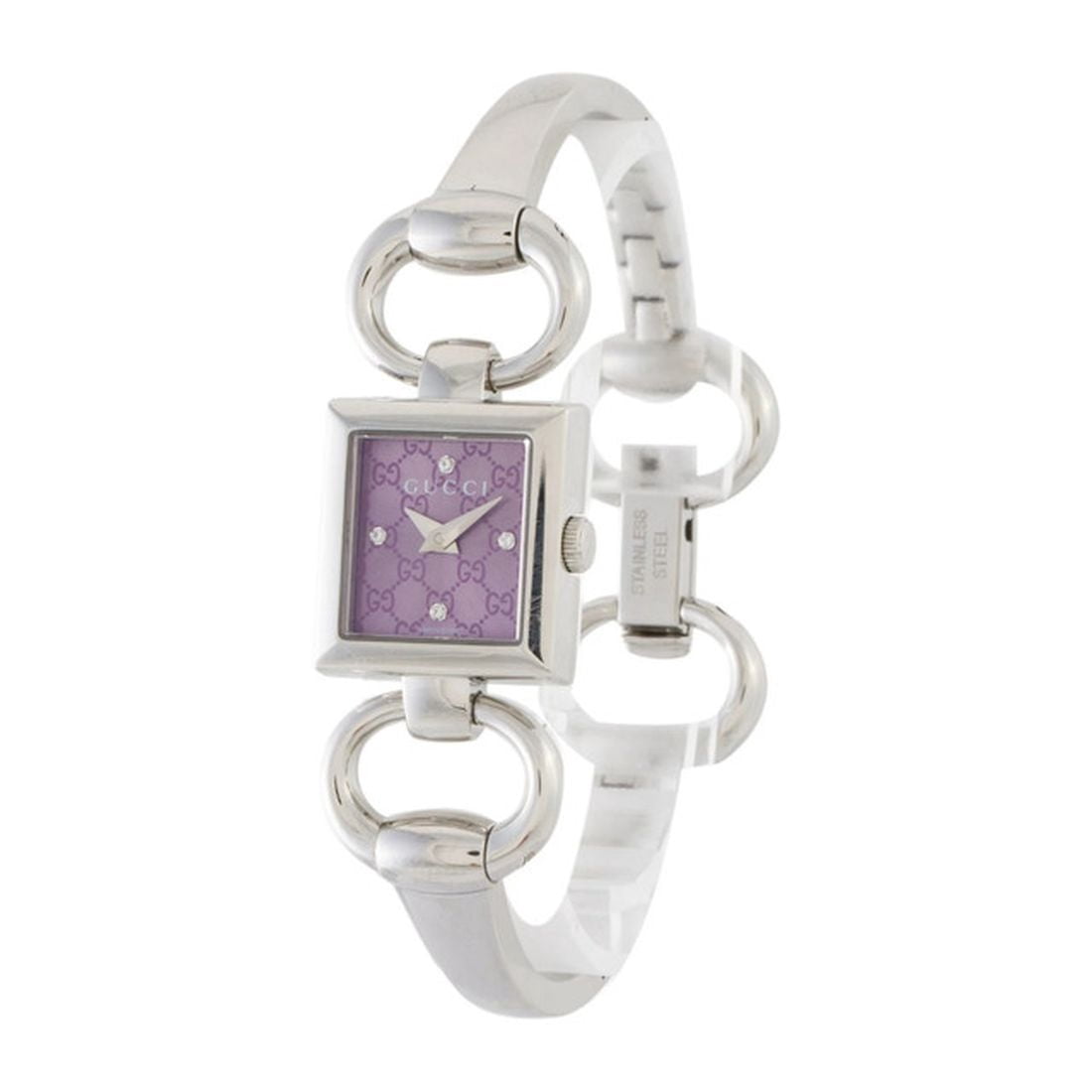 New Gucci G-Timeless 27mm Steel Pink Dial Quartz Ladies Watch