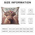 thumbnail image 5 of Love You tilthe Cows Come Home Highland Cows Highland Cow Art Farmhouse Throw Pillow Cover Decor Vintage Country Farmhouse Art for Gifts Multiple specifications&nbsp;, 5 of 5