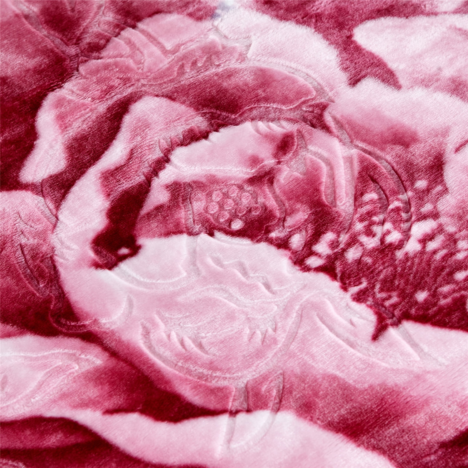 NC King Sherpa Fleece Bed Blanket,Embossed Winter Borrego Blanket,3-Piece 79"x91",7.5LB