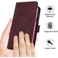 thumbnail image 4 of Compatible for iPhone SE 2022 Case Wallet,iPhone 8 Case,iPhone 7 Case,iPhone SE 2020 Case,iPhone 6/6S Case,[Kickstand][Wrist Strap][Card Holder Slots] PU Leather Protective Folio Flip Cover (Red), 4 of 14