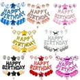 thumbnail image 3 of kurtrusly Birthday Aluminum Film Balloons Set Happy Birthday Party Star Balloons Decorations Props Kit, 3 of 9