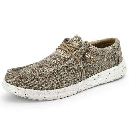 

Men‘s Loafer Shoes Lightweight Canvas Slip On Casual Sneakers