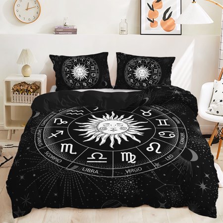 Hosima 3 Piece 3D Digital Printed Duvet Cover Full Size Bedroom Decorative Bedding Set,DEX67-King