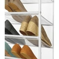 thumbnail image 4 of Whitmor 12-Tier Over the Door Mesh Shoe Rack - 36 Pair - Metal - White, 4 of 9