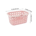 thumbnail image 3 of Plastic Bath Basket Bathroom Storage Basket Openwork Fruit And Vegetable Basket For Home Use Concise Handle Bath Basket, 3 of 6