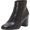 Black Leather, variant on INC Womens Floriann Leather Block Heel Booties