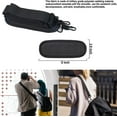 thumbnail image 6 of Shoulder Strap, 52" Universal Adjustable Padded Laptop Shoulder Strap Replacement Comfortable Belt with Metal Hooks for Laptop Messenger Crossbody Bag Luggage Duffel Camera, Black, 6 of 7
