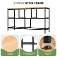 thumbnail image 7 of CONCETTA Dresser 5 Fabric Storage Drawer Dresser, TV Stand, Chest of Drawers for Bedroom, Closet, Entryway, Living Room, Dark Green, 7 of 7