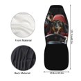 thumbnail image 5 of Garronmavis Front Car Seat Cover 2 Pack Car Seat Covers Front Seats Only Easy to Install Interior Protector fit for Most of SUV,Sedan,Trucks Funny Dachshund Driving, 5 of 7