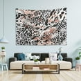 thumbnail image 5 of Leopard Print Tapestry Wall Hanging Tapestries Happy Colorful Hippie Psychedelic Art Polyester Carpet Wall Decorative for Living Room Bedroom 60x40inch, 5 of 7