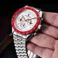 thumbnail image 3 of PAGANI DESIGN Men's Quartz Watches 40mm New Release full Stainless Steel Waterproof Sports Chronograph Wrist Watch for Men Sapphire Dial Glass, 3 of 5