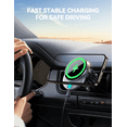 thumbnail image 4 of JOYROOM for MagSafe Car Mount Charger, 15W Fast Charging Wireless Car Charger, Air Vent Ultra Magnetic Phone Holder for iPhone 16 Pro Max Plus Mini 15 14 13 12, Gray, 4 of 9