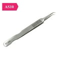 thumbnail image 5 of BE-TOOL Eyelash Extension Tweezers for Russian 3D 6D Volume Lash Extensions Tool Stainless Steel Silver, 5 of 6