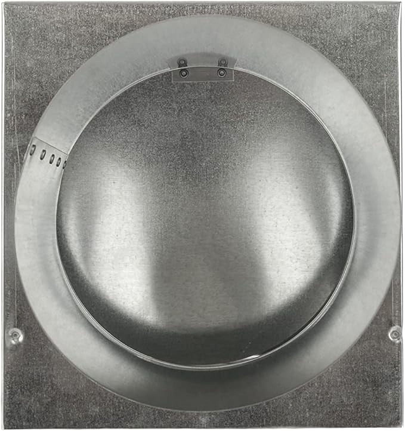 FAMCO Galvanized Steel Hooded Wall Vent With Damper, Dryer Vent Outlet Used For Air Exhaust Applications