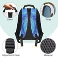 thumbnail image 4 of Aplkyhs School Backpack for Students Age 6-18 Ergonomic Padded Adjustable Shoulder Straps Large Capacity Water Resistant Bookbag for Elementary Middle High School Daily Use Cartoon Surprised Turtle, 4 of 7