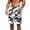 White, variant on Men's Camo Hiking Cargo Shorts Lightweight Workout Shorts with Multi Pockets