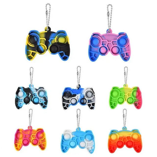 Paquete de 16 mini llavero Pop It Controller Toys Pack Para niños YONGSHENG