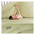 thumbnail image 2 of Juego de Sábanas Microfibra, Frescas, Hipoalergénicas, Real Textil (Verde, Queen Size), 2 of 6