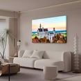 thumbnail image 3 of Póster de lienzo con arte panorámico de Neuschwanstein alemán, decoración de dormitorio, paisaje deportivo, decoración de oficina, regalo, estilo marco, 40 x 60 cm, 3 of 8