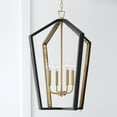 thumbnail image 6 of 4 Light Pendant In Transitional Style-26.75 Inches Tall And 20 Inches Wide-Flat White/Matte Brass Finish    -Traditional Installation Capital, 6 of 10