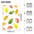 thumbnail image 2 of FORMRS 1-Subject Spiral Notebook 8" x 5" College Ruled 60 Refillable Sheet A5 Hard Cover, 2 Pack, Pink Colorful Leaves, 2 of 7
