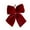 Red, variant on Puwuzcl Medium Red Velvet Christmas Bow Ornament - 20cmÃ20cm Festive Decor for Tree, Gift Wraps & Mantels