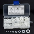thumbnail image 1 of Nylon Flat Washer Assortment For Electrical Connections, Moisture Resistant Wear Resisting Washers Prevent Electrical Shorts Between Metal And Metal, Load Distribution And, 1 of 7