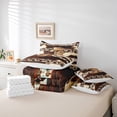 thumbnail image 6 of Castle Fairy Western Cowboy Boots Hat 7-Piece Twin Bedding Set, Bohemian Tribal Aztec, Farmhouse Cow Print, 6 of 8