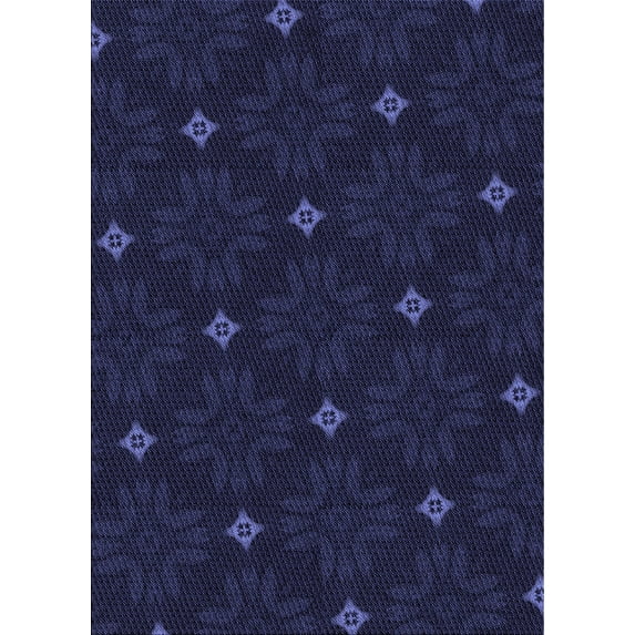 Ahgly Company Indoor Rectangle Patterned Night Blue Area Rugs, 8' x 12'