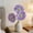 Purple, variant on HCBY Artificial Gerbera Daisy Flowers for home decor, 3-piece silk flower bouquet with realistic petals, Multi-color options for wedding photography, Natural-looking fake flower arrangement