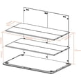 thumbnail image 7 of ADDOK 1 Piece Metal Laminate Shelf Easy Installed, Durable Shelving Board for Storage Shed Unit (51”x13”x1”), 7 of 7