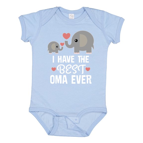 Inktastic Best Oma Ever Grandchild Boys or Girls Baby Bodysuit