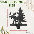 thumbnail image 2 of Park Designs Moose & Tree Stocking Hanger - Set of 2, 2 of 5
