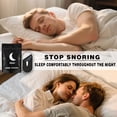 thumbnail image 3 of Mouth Tape for Sleeping - 60 Strips (1 Month Supply), Gentle Adhesion Black Strips, Snoring Relief & Nasal Breathing Aid for Yoga/Gym, 3 of 9