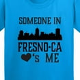 thumbnail image 4 of Inktastic Fresno California Someone Loves Me Skyline Youth T-Shirt, 4 of 5