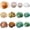 Model B, variant on Sinkoo 12PCS Hermit Crab Shells,Natural Sea Conch Size 1.6"-3.2",Growth Turbo for Small to Medium and Large Crabs, Saltwater Hermit Crab Supplies and Sea Shell for Beach Decor