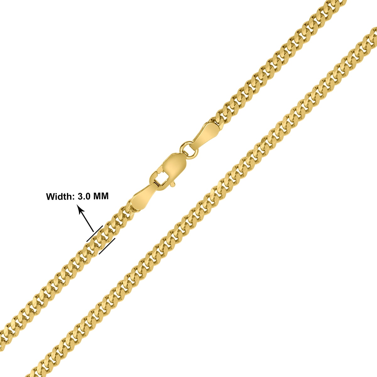 TGDJ 14k Yellow OR White Gold Solid 0.7mm Round Snake Chain Necklace with Lobster Claw Clasp