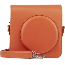Epicgadget Fujifilm Instax Square SQ1 Camera Case, Premium PU Leather Protective Instax SQ1 Cover Bag with Adjustable Shoulder Strap for Fujifilm Instax Square SQ 1 Instant Camera (Terracotta Orange)
