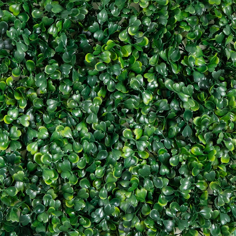 (12 pack) Mainstays 10" x 10" Green Artificial Decorative Boxwood Plant Mat