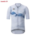 thumbnail image 3 of Santic Cycling Jerseys - Maillot de ciclismo de verano para hombre, manga corta, para ciclismo de carretera, protección solar, transpirable, secado rápido, 3 of 4
