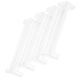 thumbnail image 3 of Shisuyan 4 Pcs Couverture de Store Vertical en Plastique, Adaptateur de Coin de Retour Transparent, 3 of 9