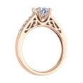 thumbnail image 2 of 1.12 Carat Diamond Engagement Ring in 10K Rose Gold (Ring Size 9.25), 2 of 4