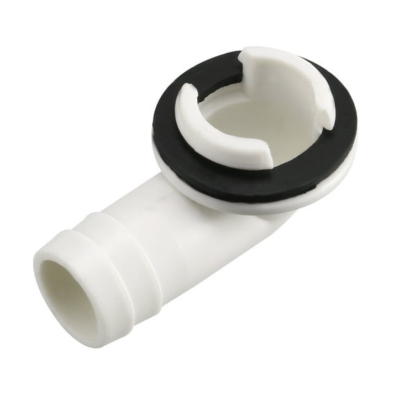 Uxcell Air Conditioner Drain Hose Cover Connector Elbow Fitting Rings  Rubber White