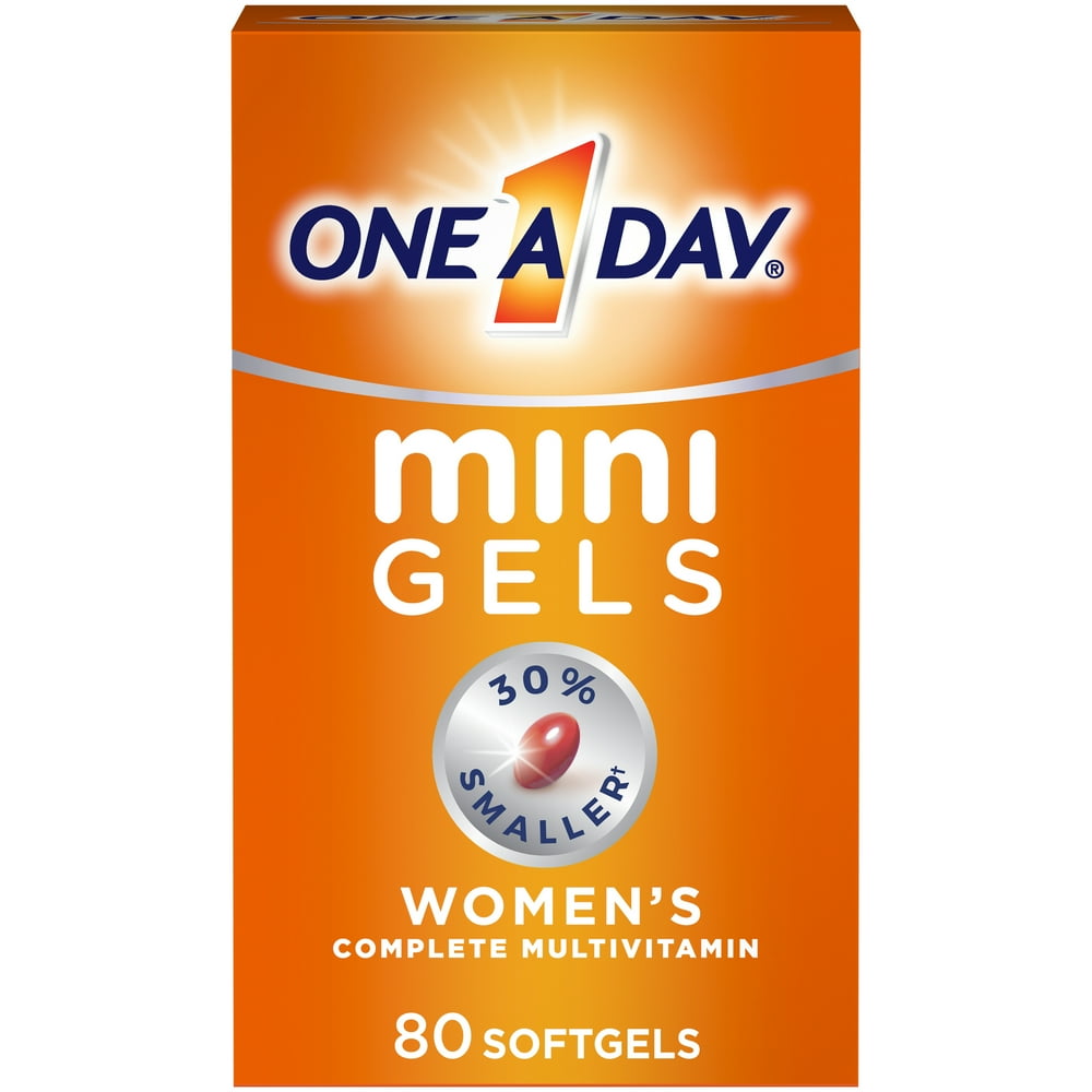 One A Day Women's Mini Gels, Multivitamins for Women, 80 Ct