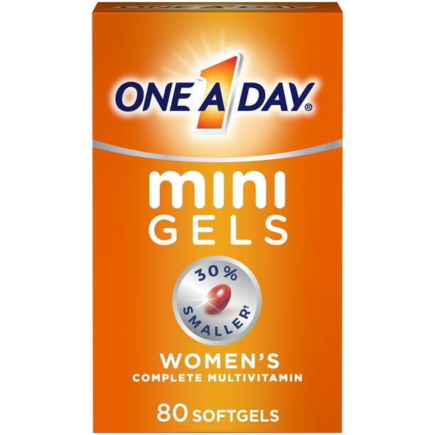 One A Day Women's Mini Gels, Multivitamins for Women, 80 Ct Walmart