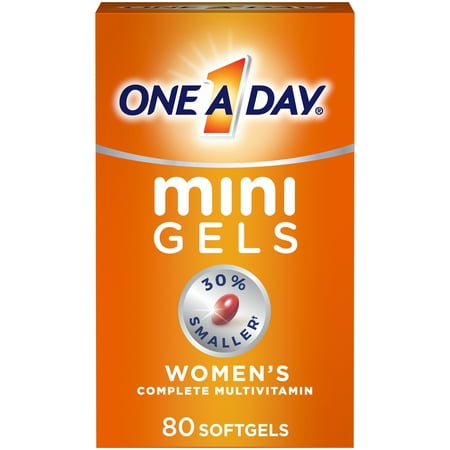 One A Day Women's Mini Gels, Multivitamins for Women, 80 Ct