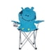 thumbnail image 1 of Silla Plegable Reforzada Para Camping Con Funda De Transporte Y Diseño Infantil De Hipopótamo, 1 of 6