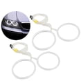 thumbnail image 2 of Faros delanteros con ojos de ángel, 4 piezas de anillos de halo de luz de coche de ángel blanco para coche, rendimiento de primer nivel Jadeshay A, 2 of 8
